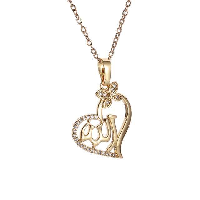 Chic Magnetic Heart Necklace: A Stylish Gift for Women - Featuring Adorable 4-Leaf Clover Design