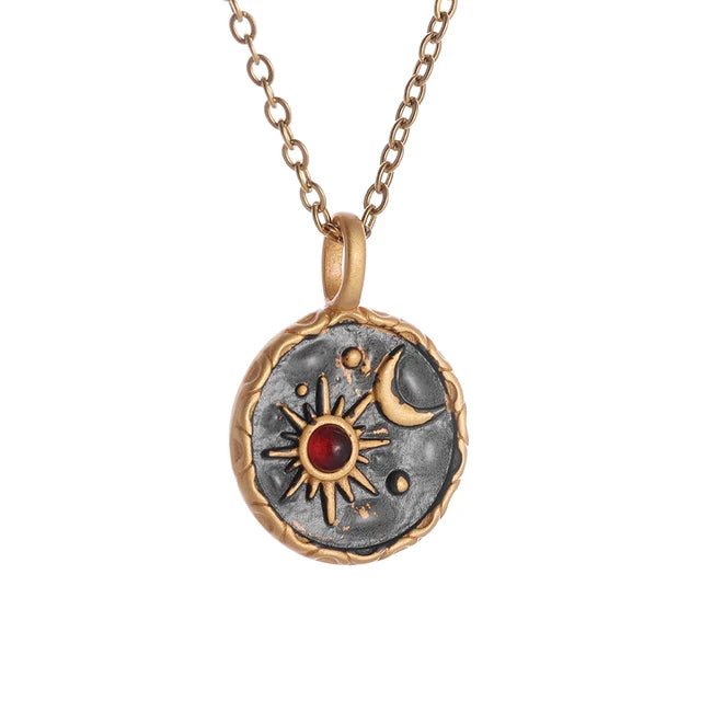 Chic Magnetic Heart Necklace: A Stylish Gift for Women - Featuring Adorable 4-Leaf Clover Design