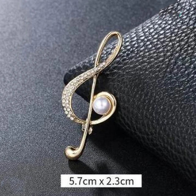 Elegant Pearl Rhinestone Baroque Imitation Wreath Butterfly Cirle Leaf Brooch for Women