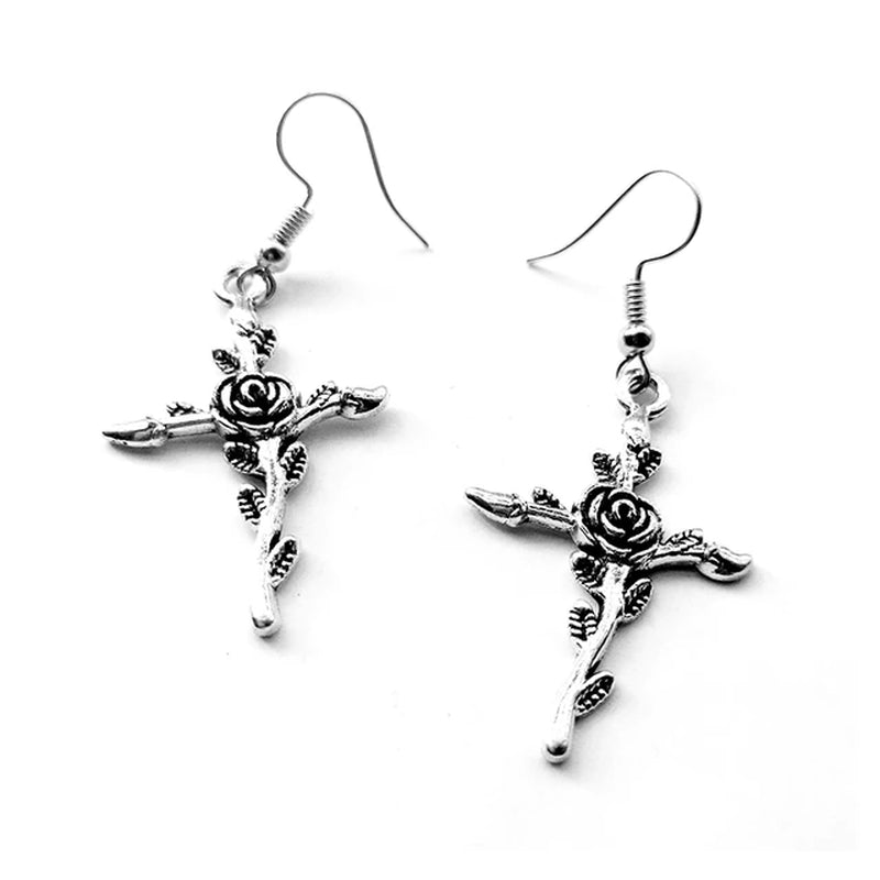 "Edgy Earrings for Fashion Rebels: Handcuffs, Blades, Guns & More! Unique Handcrafted Jewelry for Bold Style - Ideal ' Gift!" Handmade - 7-10 DAY DELIVERY