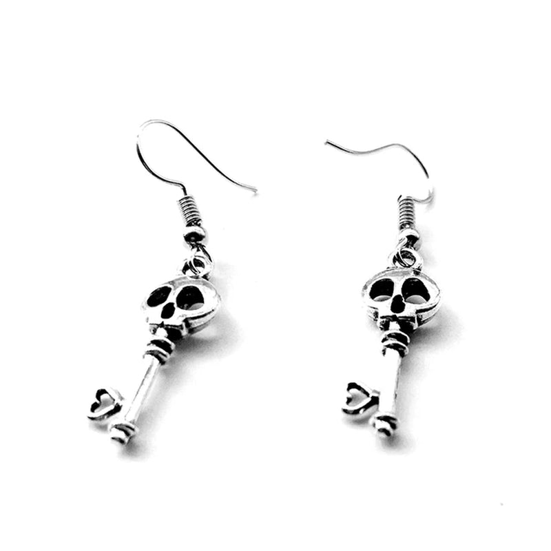 "Edgy Earrings for Fashion Rebels: Handcuffs, Blades, Guns & More! Unique Handcrafted Jewelry for Bold Style - Ideal ' Gift!" Handmade - 7-10 DAY DELIVERY